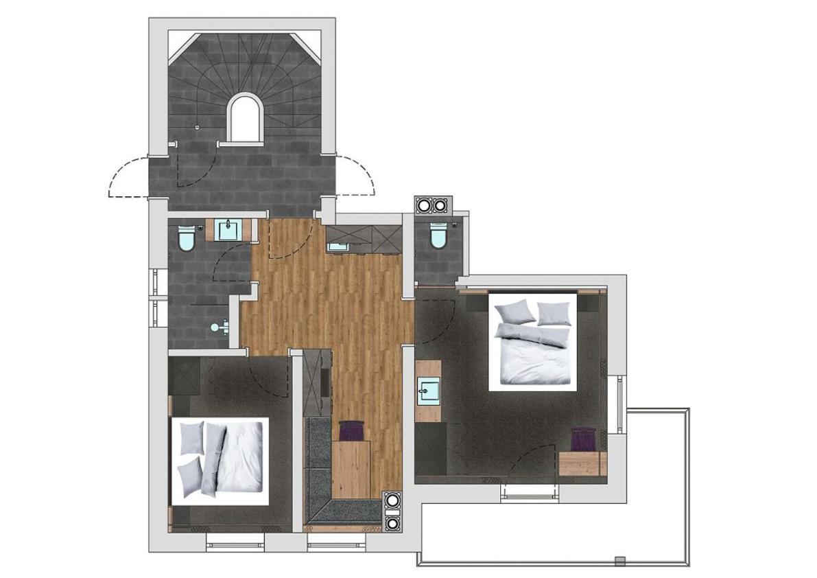 Apartament Augl'S Hof Ischgl Zewnętrze zdjęcie